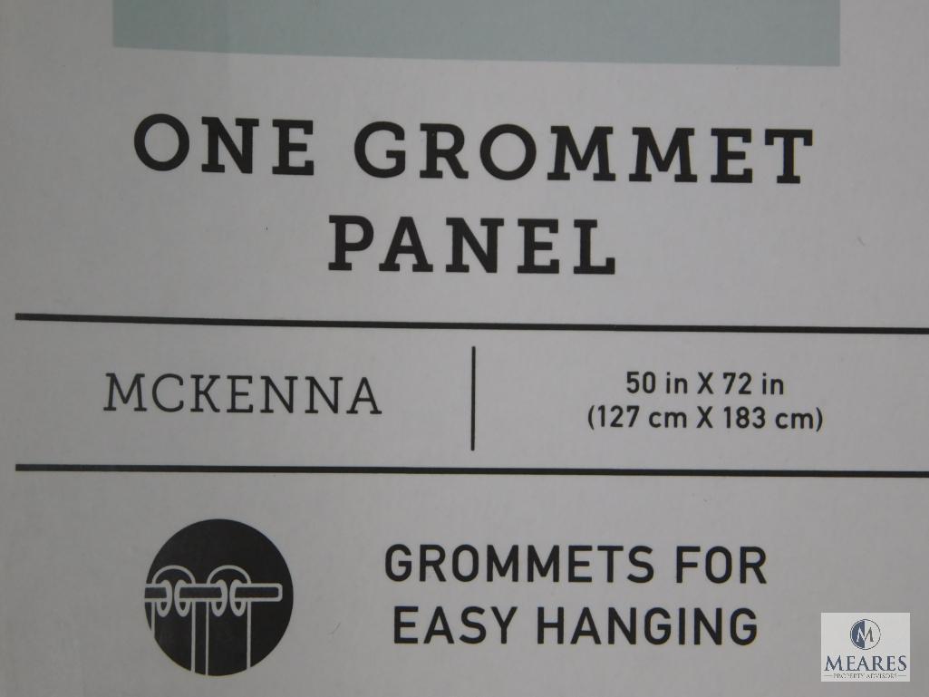 Lot 2 New McKenna Grommet Panel Blackout Curtains Dune Taupe 50" x 95" each