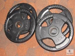 Lot of 4: TKO Tri-Grip Weight plates - 25 lbs each