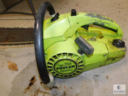 Lot of (2) Poulan Gas Powered Chainsaws: (1) Micro XXX & (1) Super 250A