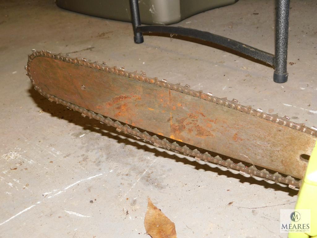 Lot of (2) Poulan Gas Powered Chainsaws: (1) Micro XXX & (1) Super 250A