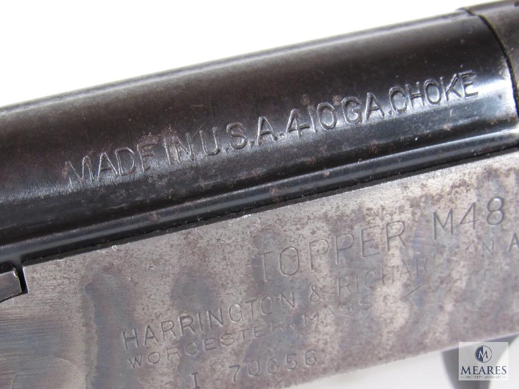 Harrington & Richardson Topper M48 .410 Single Shot Shotgun