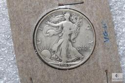 Group of (2) Walking Liberty halves