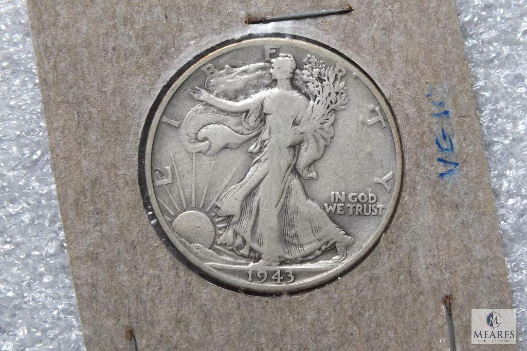 Group of (2) Walking Liberty halves