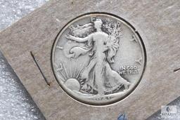 Group of (2) Walking Liberty halves