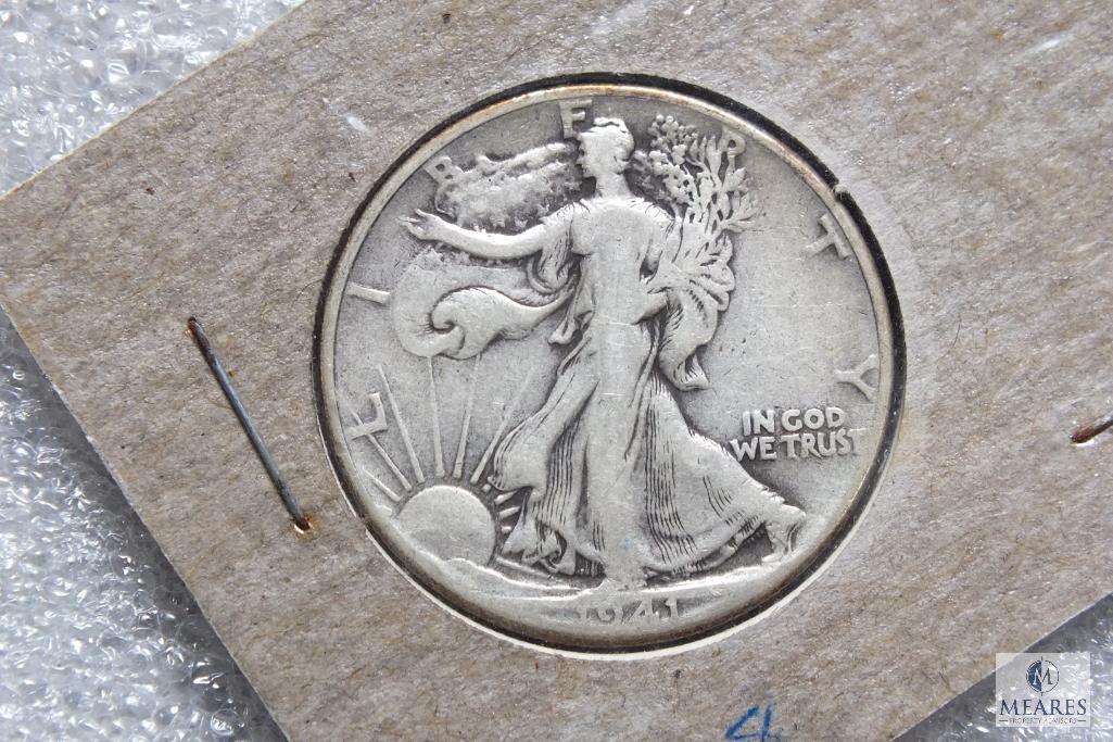 Group of (2) Walking Liberty halves