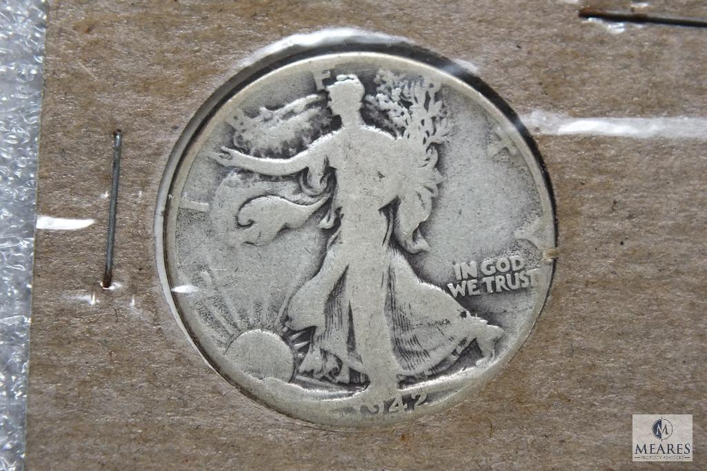 Group of (2) Walking Liberty halves