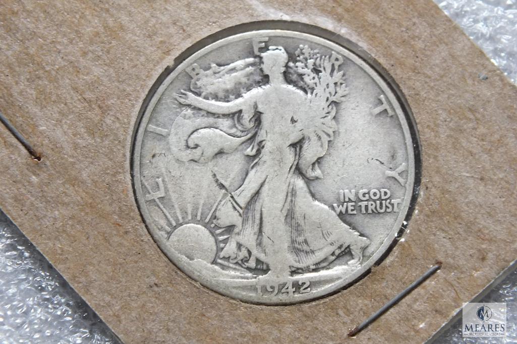 Group of (2) Walking Liberty halves