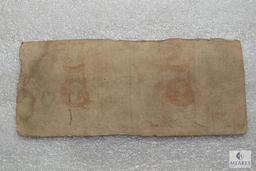 The Exchange Bank - Columbia SC - Aug 1854 - Hand signatures