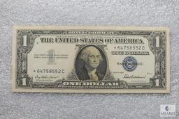 Series 1957 US $1 silver certificate - STAR NOTE
