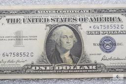 Series 1957 US $1 silver certificate - STAR NOTE