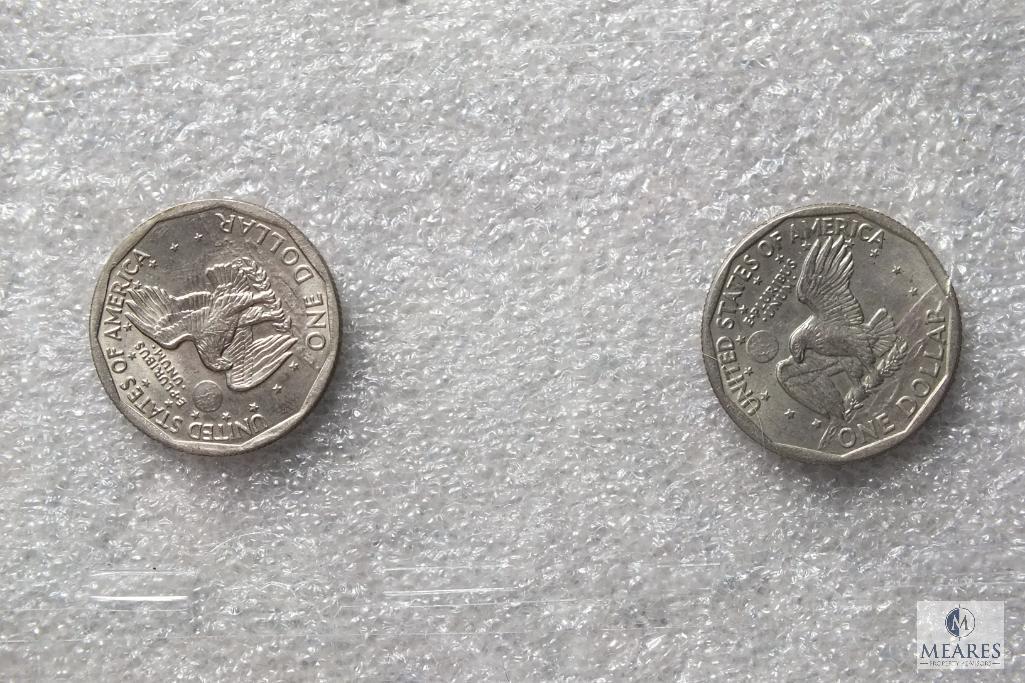 Lot of (14) 1979 Susan B Anthony dollars - Possible Wide Rim - Near Date Varieties included
