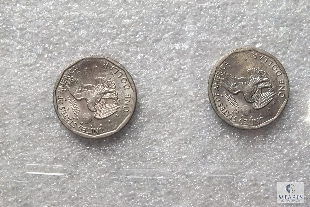 Lot of (14) 1979 Susan B Anthony dollars - Possible Wide Rim - Near Date Varieties included