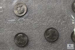 Lot of (14) 1979 Susan B Anthony dollars - Possible Wide Rim - Near Date Varieties included