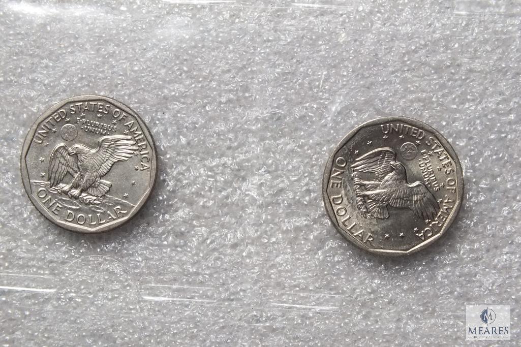Lot of (14) 1979 Susan B Anthony dollars - Possible Wide Rim - Near Date Varieties included