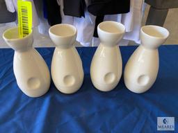 Lot of 4 - Saki Bottles