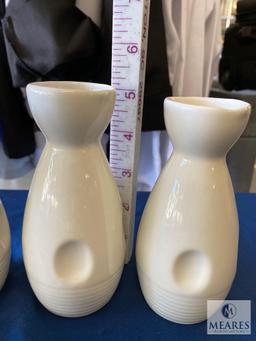 Lot of 4 - Saki Bottles
