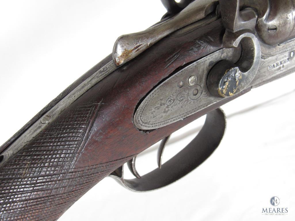 Parker Double Barrel 12 Gauge "Rabbit Ear" Shotgun
