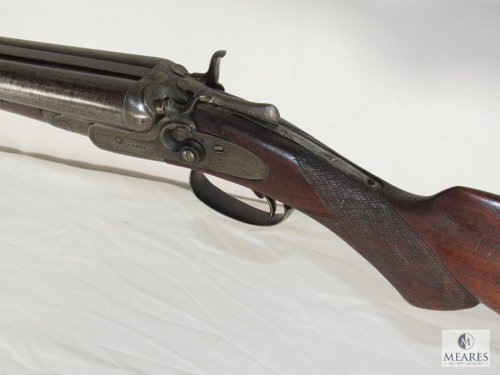 Parker Double Barrel 12 Gauge "Rabbit Ear" Shotgun