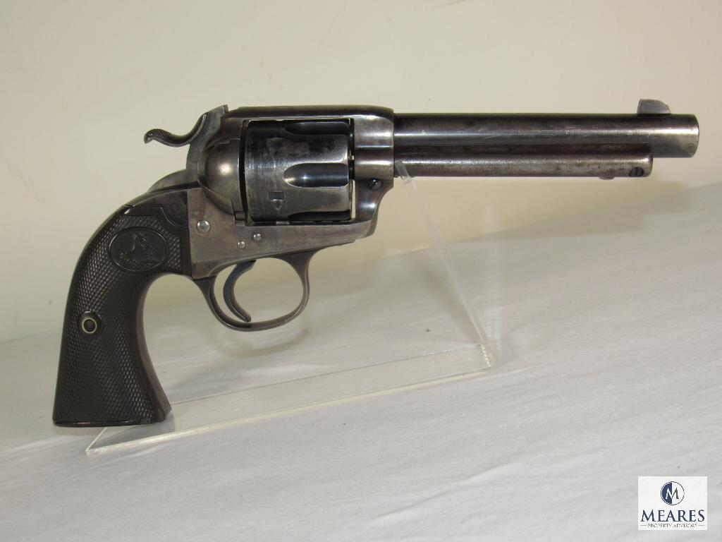 1902 Colt Bisley Model .38 WCF Revolver with Colt Archive Letter