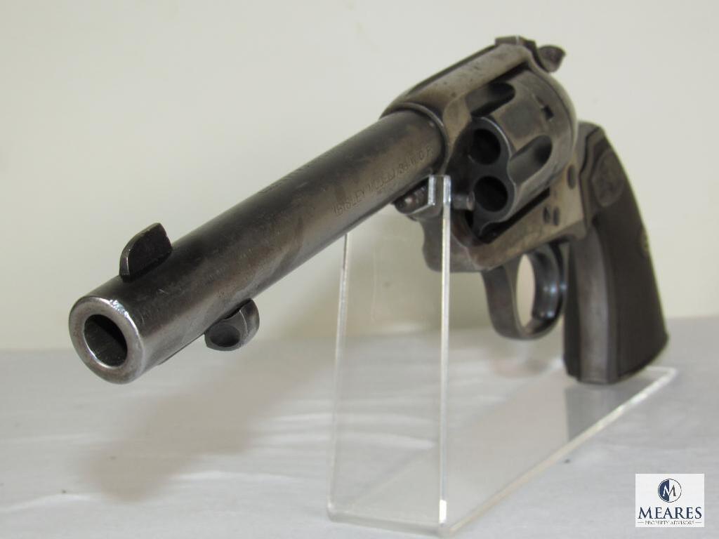 1902 Colt Bisley Model .38 WCF Revolver with Colt Archive Letter