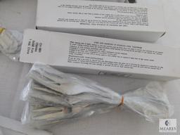 Lot of Chelsea pattern Dinnerware Salad Forks & Teaspoons
