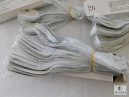 Lot of Chelsea pattern Dinnerware Salad Forks & Teaspoons
