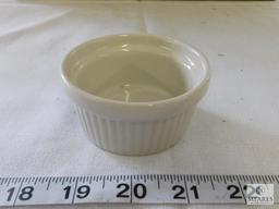 Case of 23 International Tableware White Fluted Ramekin 3 oz Bowls