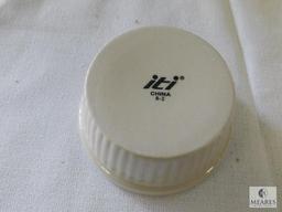 Case of 23 International Tableware White Fluted Ramekin 3 oz Bowls