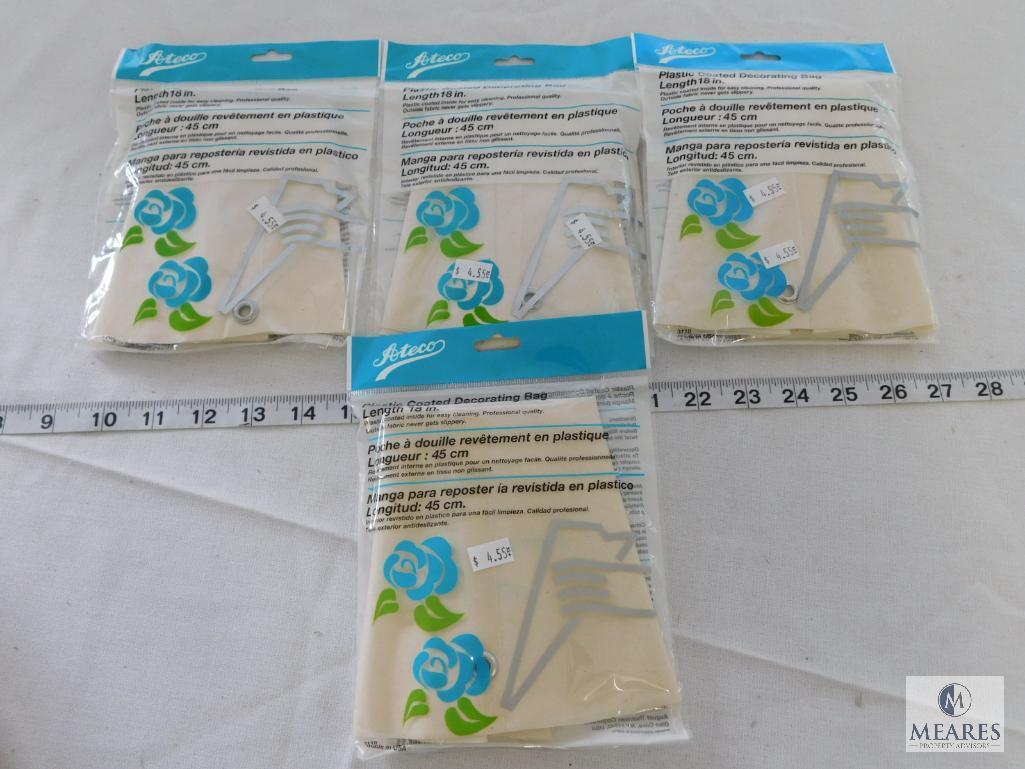 Lot of 4 Canvas Decorating Bag 18" Length each