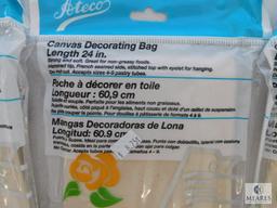 Lot of 4 Canvas Decorating Bag 24" Length each