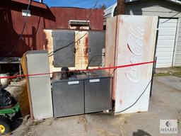 Large Lot of Scrap Steel and Ice Maker