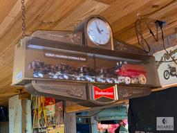 Budweiser Clydesdales Bar Advertising Light
