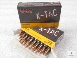 40 rounds PMC X-TAC 5.56 ammo. 55 grain FMJ Boat Tail