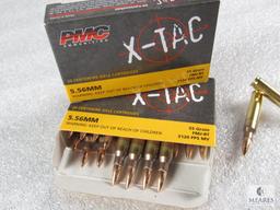 40 rounds PMC X-TAC 5.56 ammo. 55 grain FMJ Boat Tail