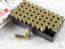 50 rounds 9mm Maxxtech ammo. 115 grain FMJ. Brass case reloadable