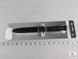 New Glock Field Knife - Black with Saw and matching Sheath with Belt Clip