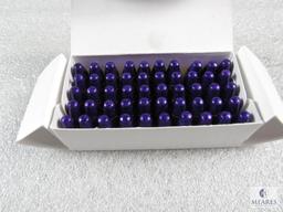 50 Rounds 9mm Luger Ammo 115 Grain Purple Tip Bullets