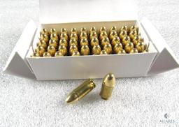 50 Rounds 9mm Luger Ammo 115 Grain Round Nose