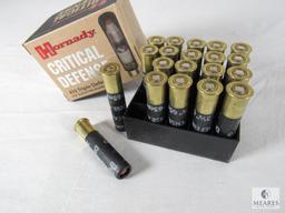 20 Rounds Hornady Critical Triple Defense .410 Shells FTX Slug 2-1/2" Two 35 Cal Balls