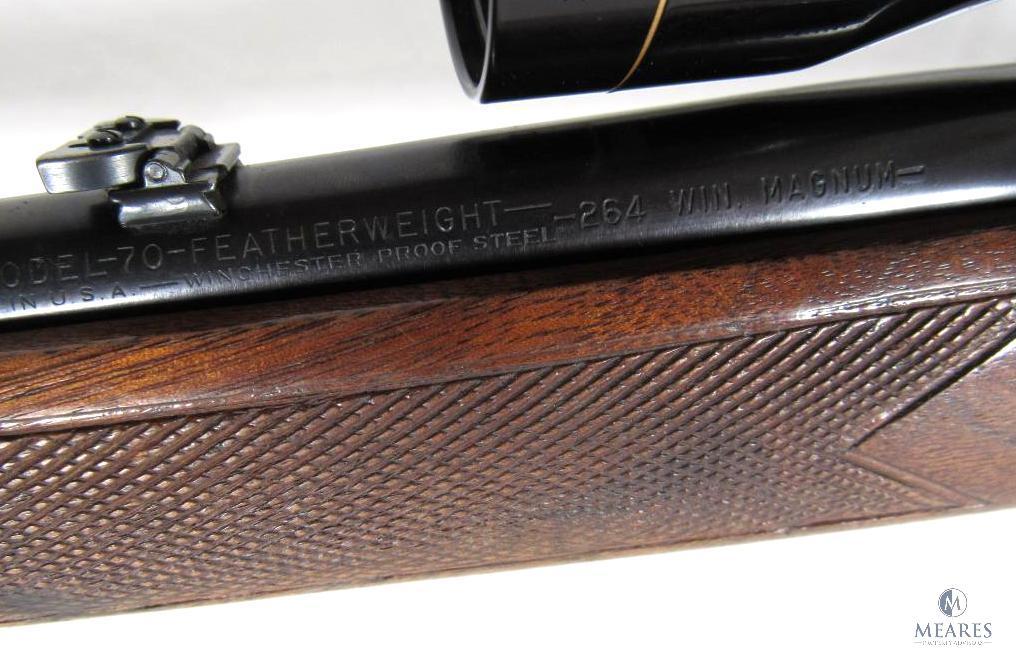 1962 Winchester model 70 .264 WIN Magnum Bolt Action Rifle w/ Leupold Scope