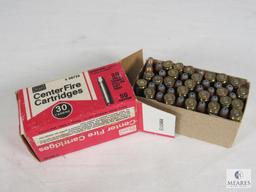 50 Rounds Sears Center Fire .30 Carbine 110 Grain Hollow Soft Point Ammo