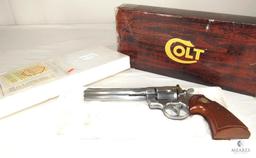 1982 Colt Python .357 Magnum 6" Stainless Steel Revolver with Box