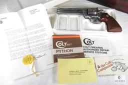 1982 Colt Python .357 Magnum 6" Stainless Steel Revolver with Box