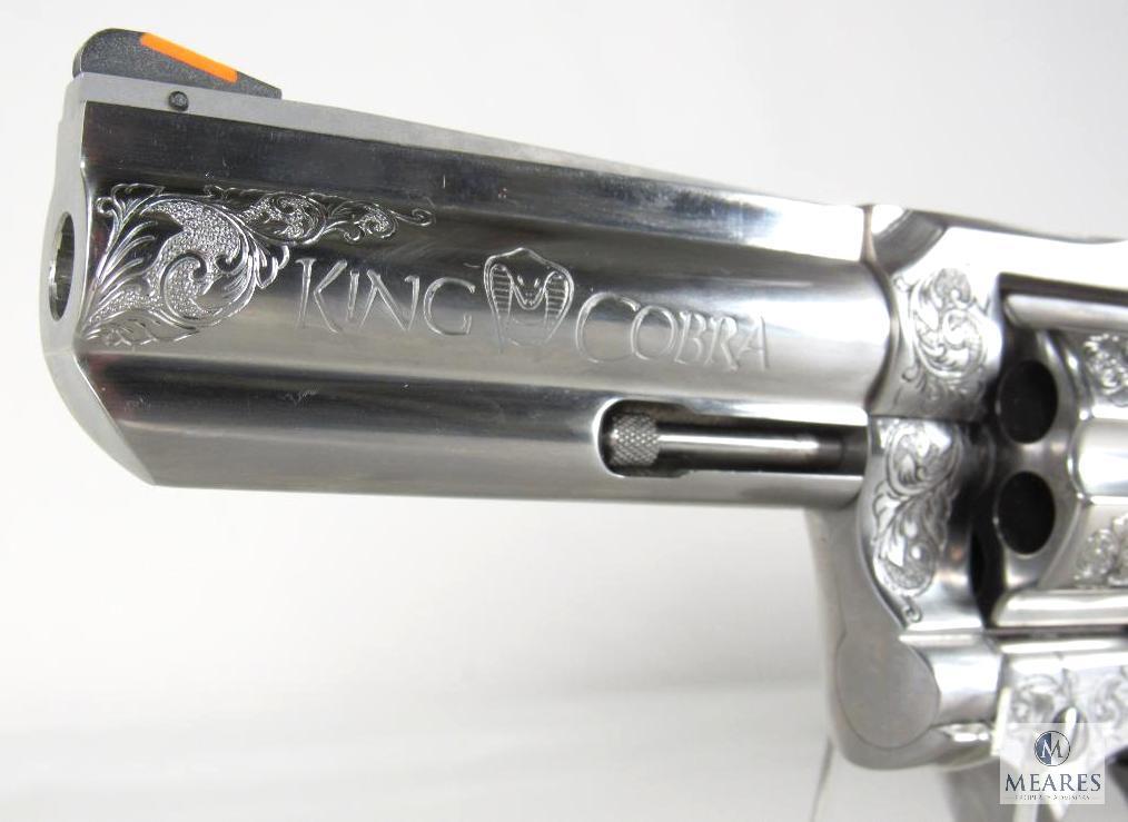 1987 Colt King Cobra .357 Magnum Intricately Engraved Revolver with Box