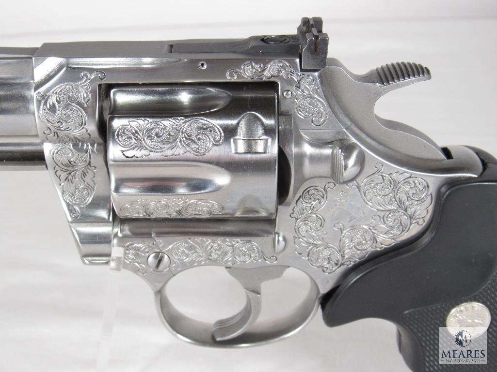 1987 Colt King Cobra .357 Magnum Intricately Engraved Revolver with Box