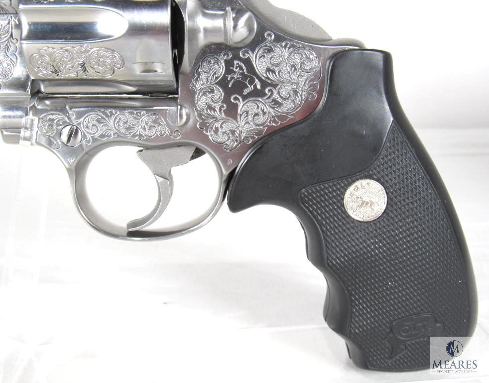 1987 Colt King Cobra .357 Magnum Intricately Engraved Revolver with Box