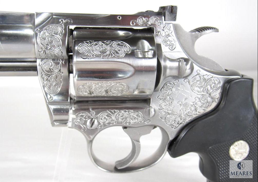 1987 Colt King Cobra .357 Magnum Intricately Engraved Revolver with Box