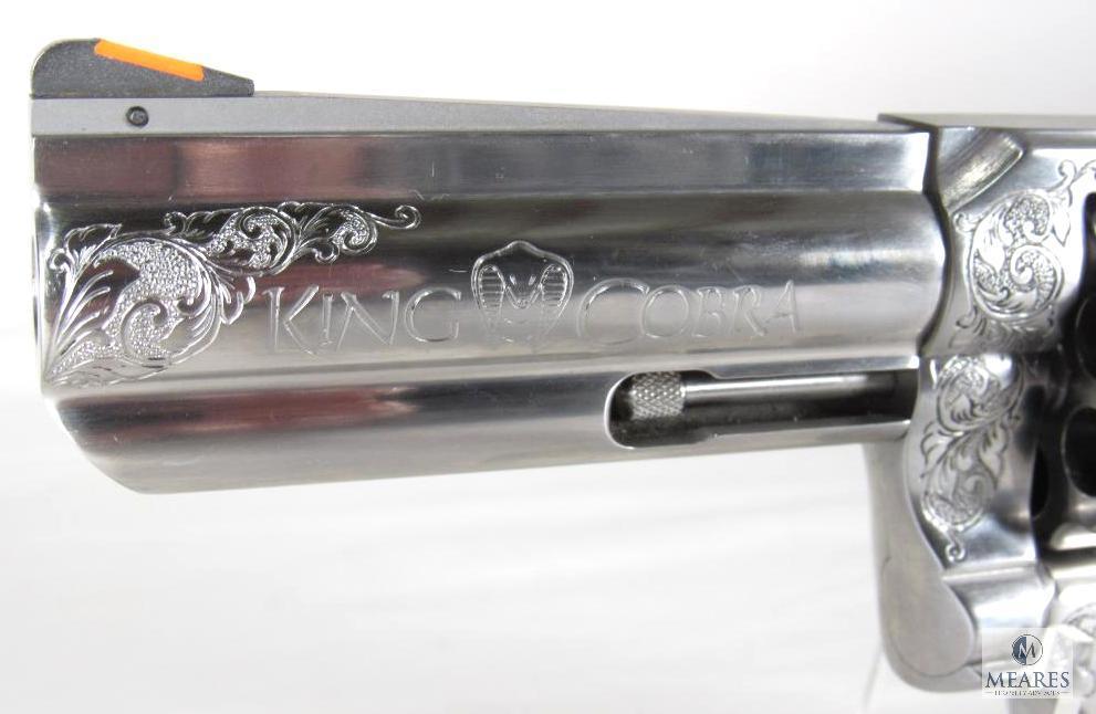 1987 Colt King Cobra .357 Magnum Intricately Engraved Revolver with Box