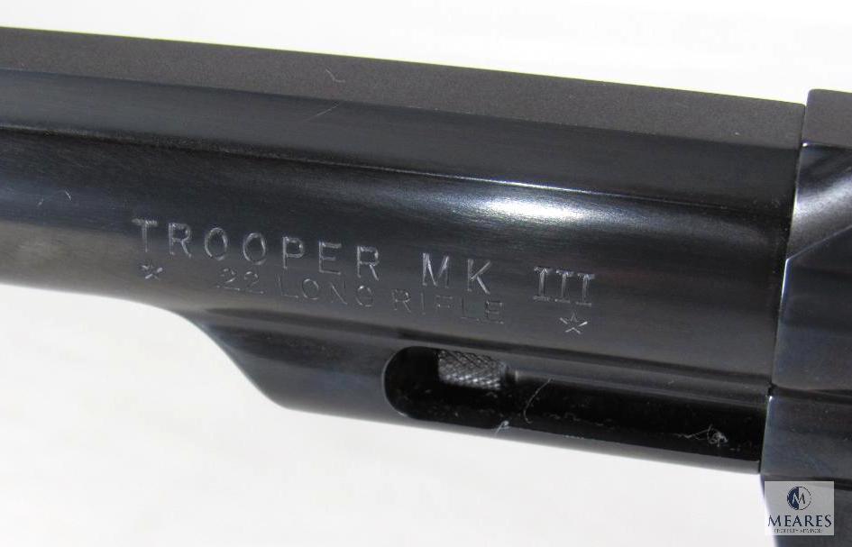 1980 Colt MK III Trooper .22 LR 6" Revolver