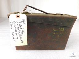 Ammo Can with Approximately 20 lbs of Lead for Casting Bullets 1 pound Slugs